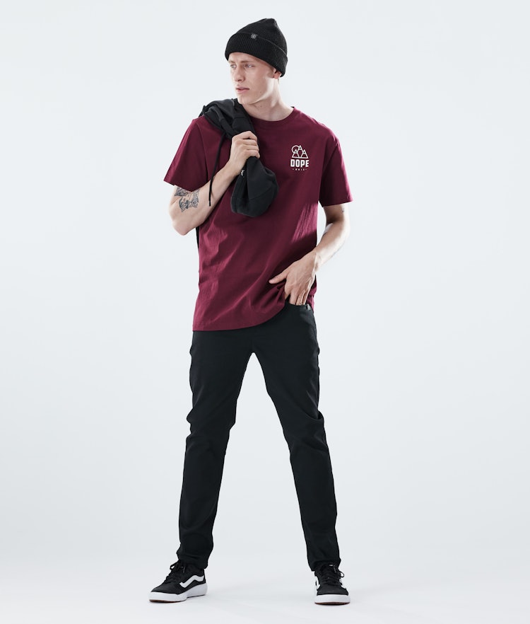 Daily T-shirt Homme Rise Burgundy, Image 4 sur 7