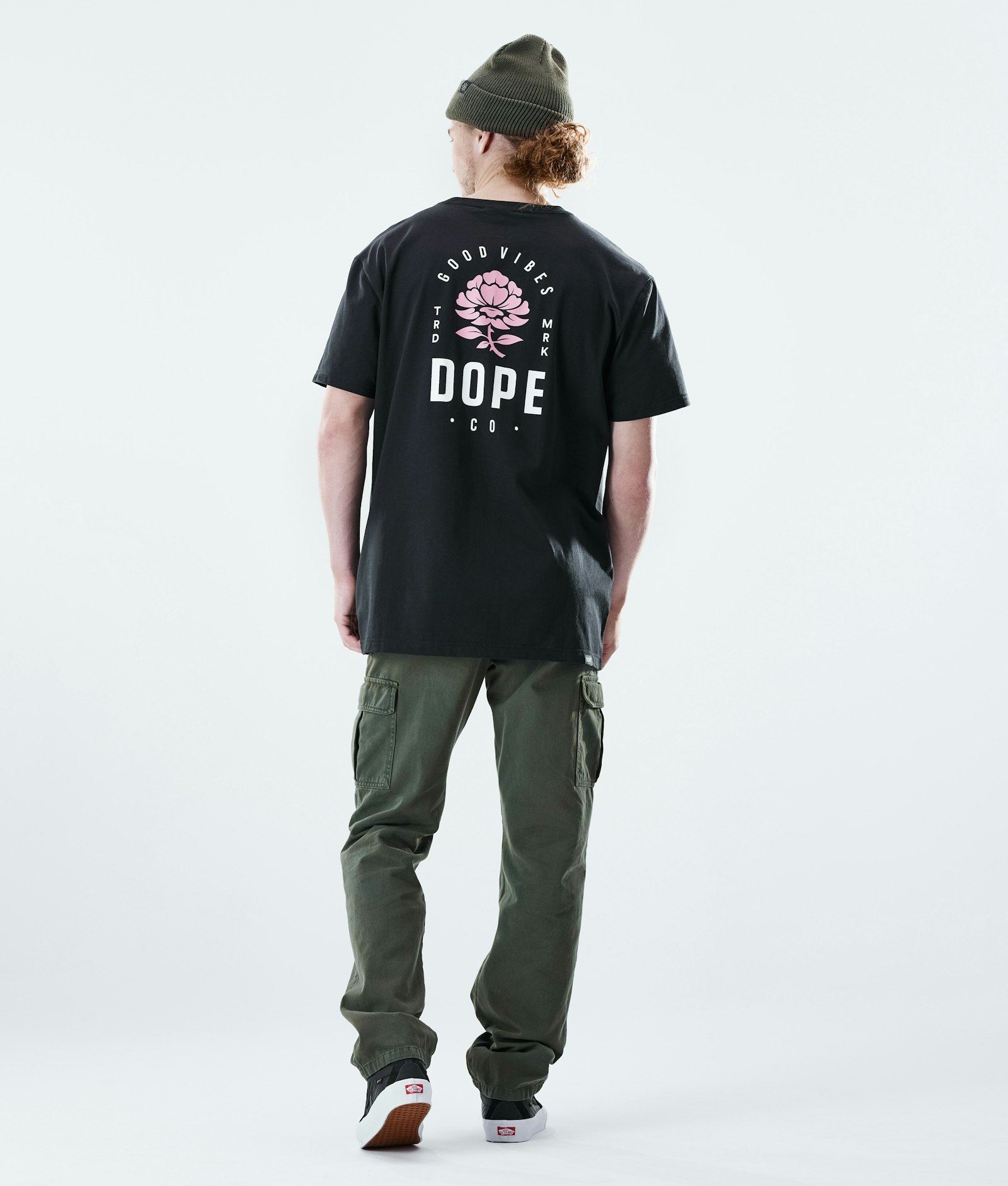Daily T-shirt Herre Rose Black