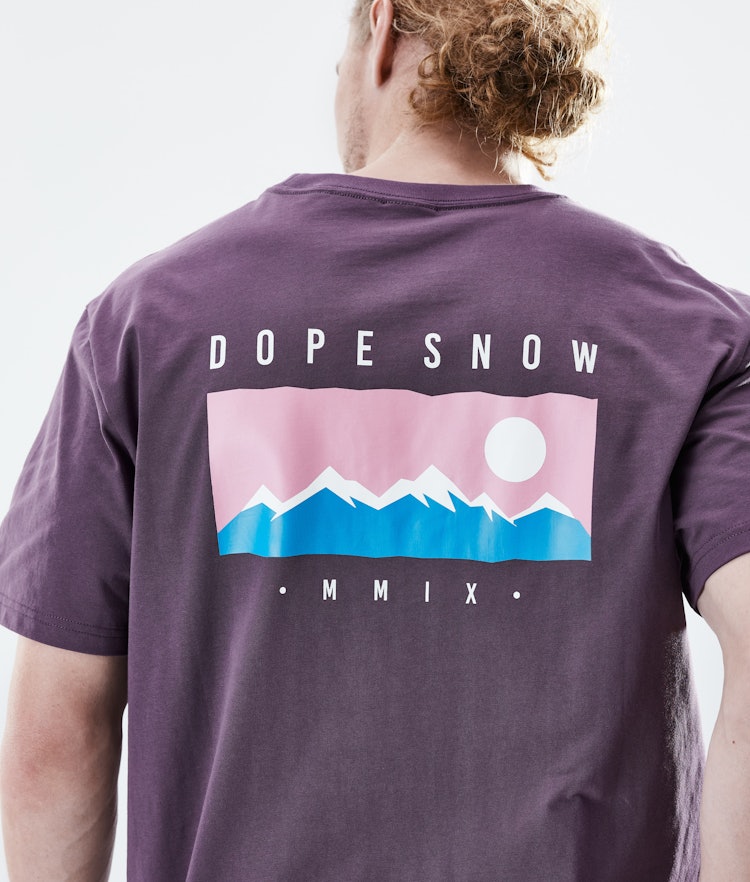 Dope Daily T-shirt Mężczyźni Range Faded Grape