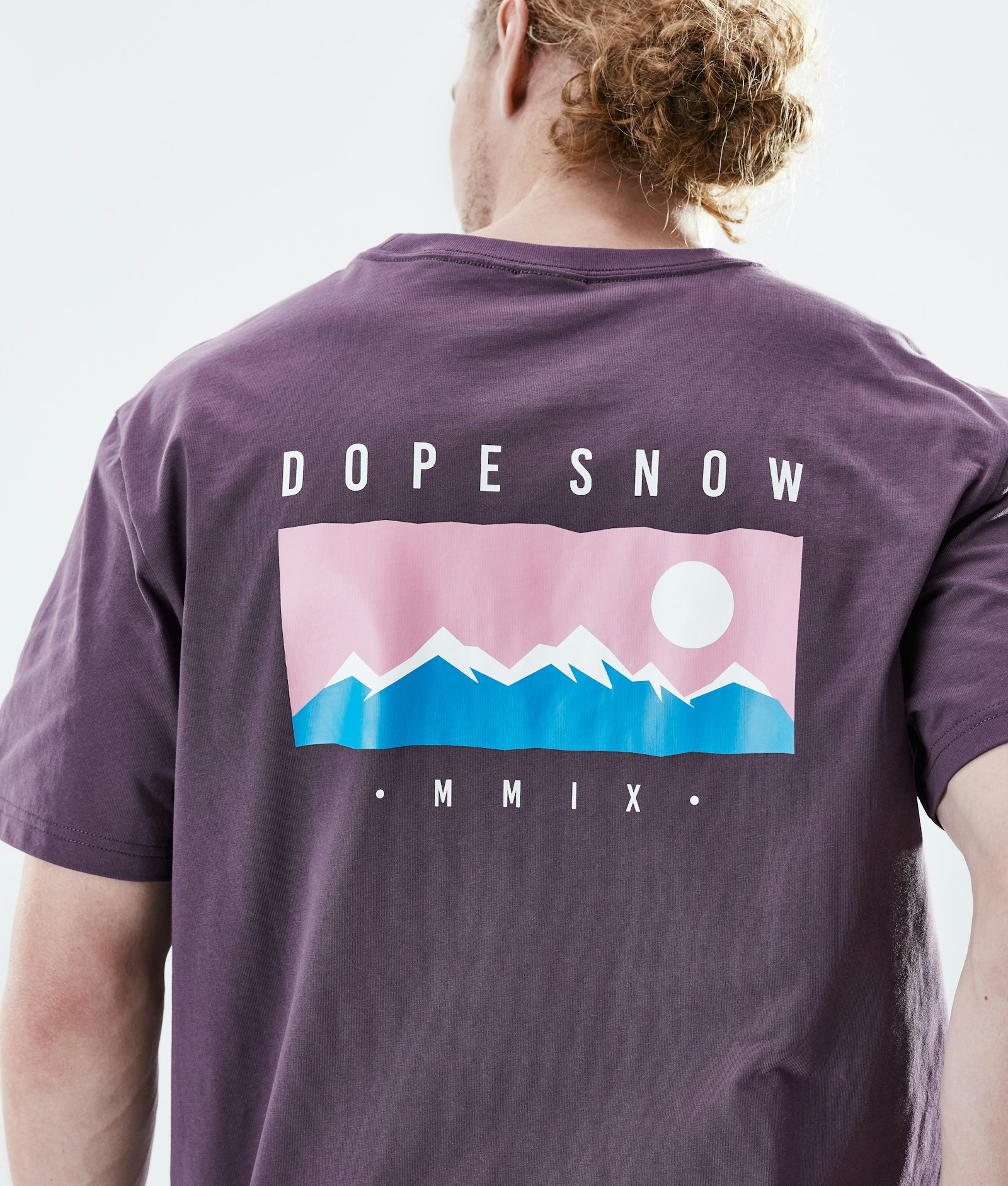 Dope Daily T-shirt Heren Range Faded Grape