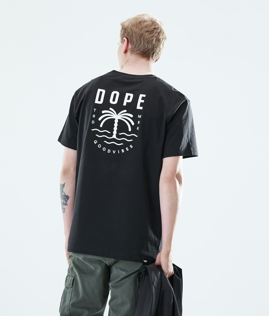 Dope Daily Palm T-shirt Black