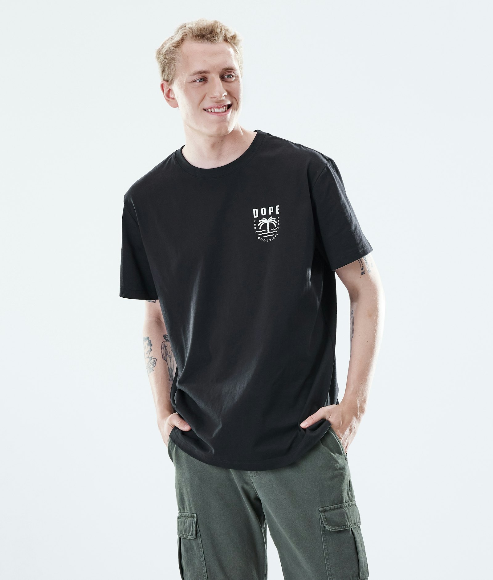 Daily T-shirt Homme Palm Black