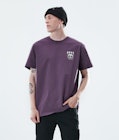 Daily T-shirt Herre Palm Faded Grape
