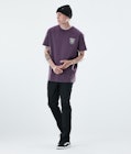 Dope Daily T-shirt Herre Palm Faded Grape