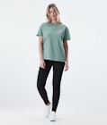 Regular T-shirt Women 2X-UP Faded Green, Image 3 of 7