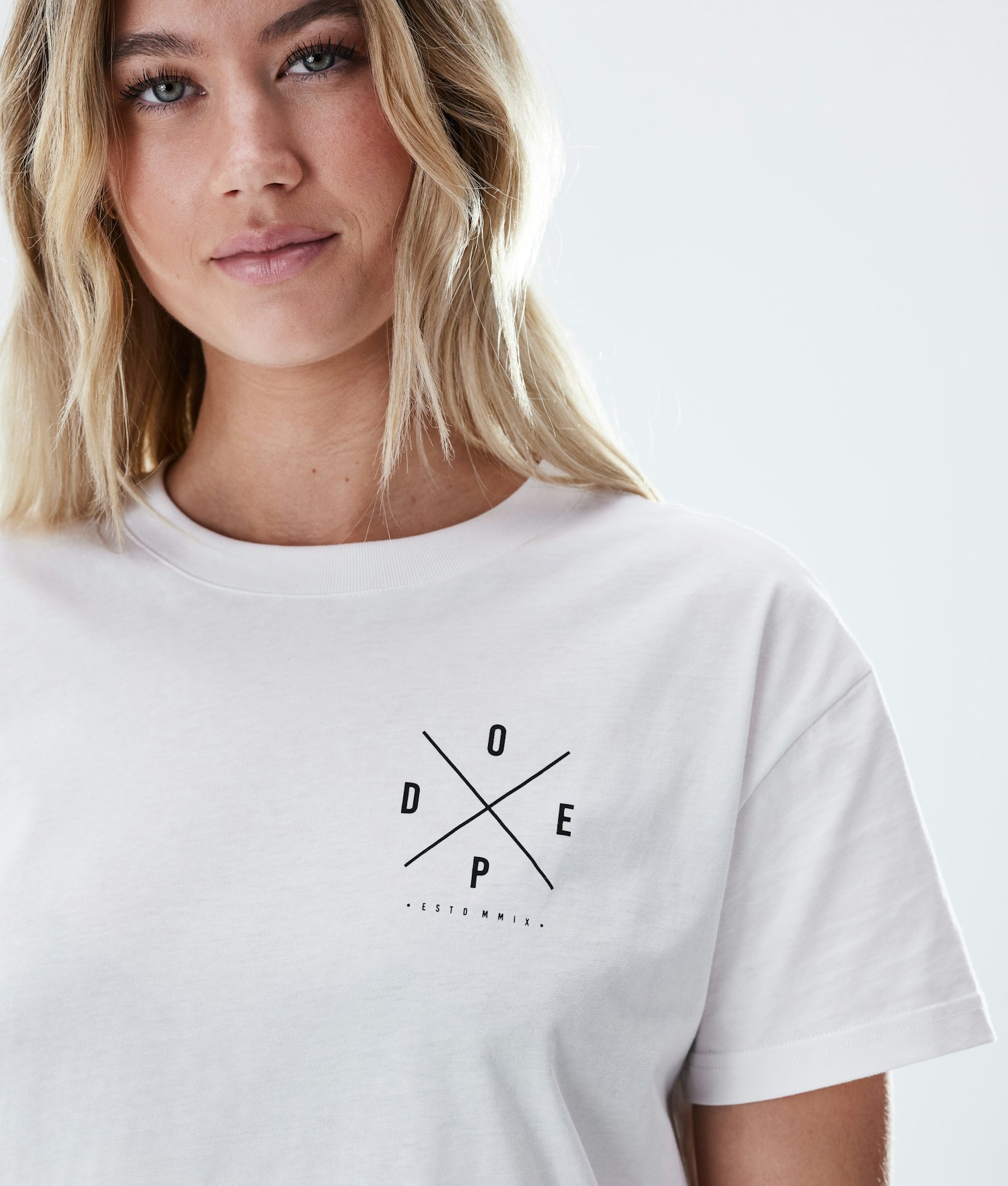 Regular T-shirt Women 2X-UP White