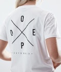 Dope Regular T-paita Naiset 2X-UP White, Kuva 6 / 7