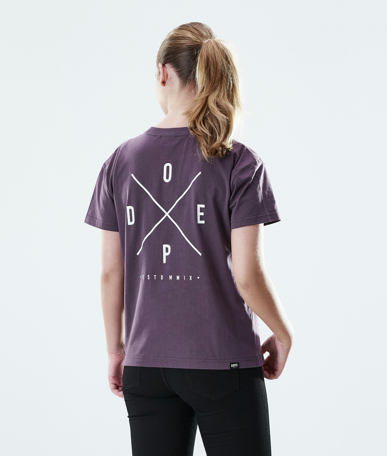 Regular T-Shirt Damen 2X-UP Faded Grape