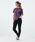Regular T-Shirt Damen 2X-UP Faded Grape, Bild 3 von 7