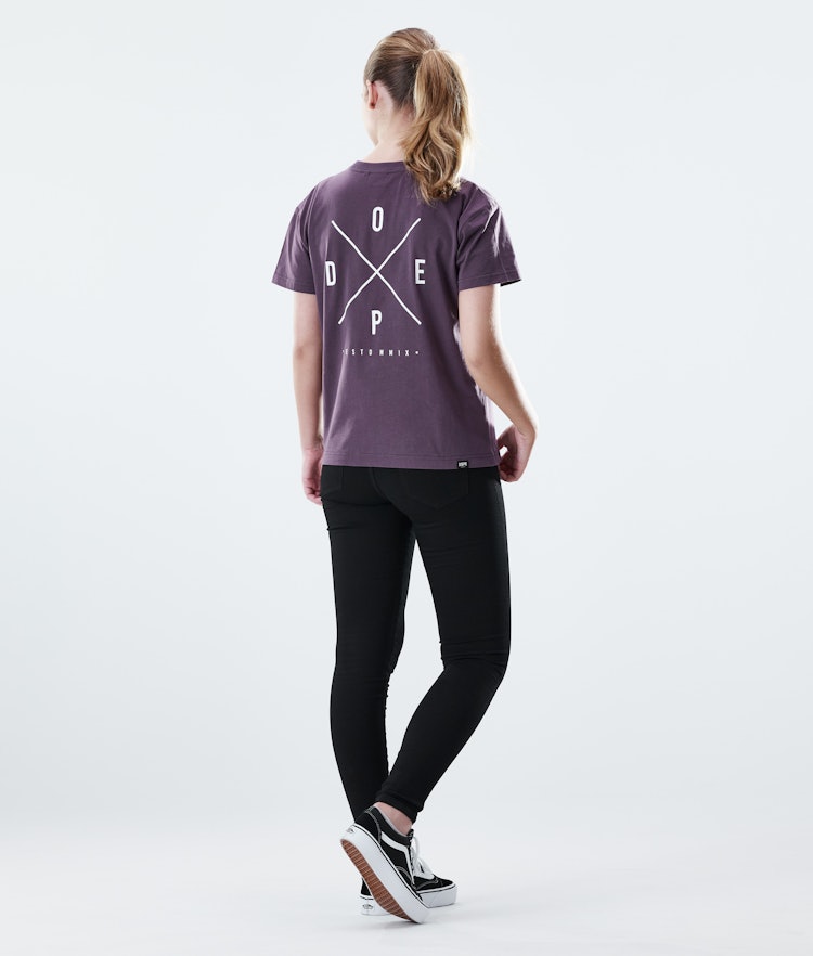 Dope Regular T-shirt Kobiety 2X-UP Faded Grape