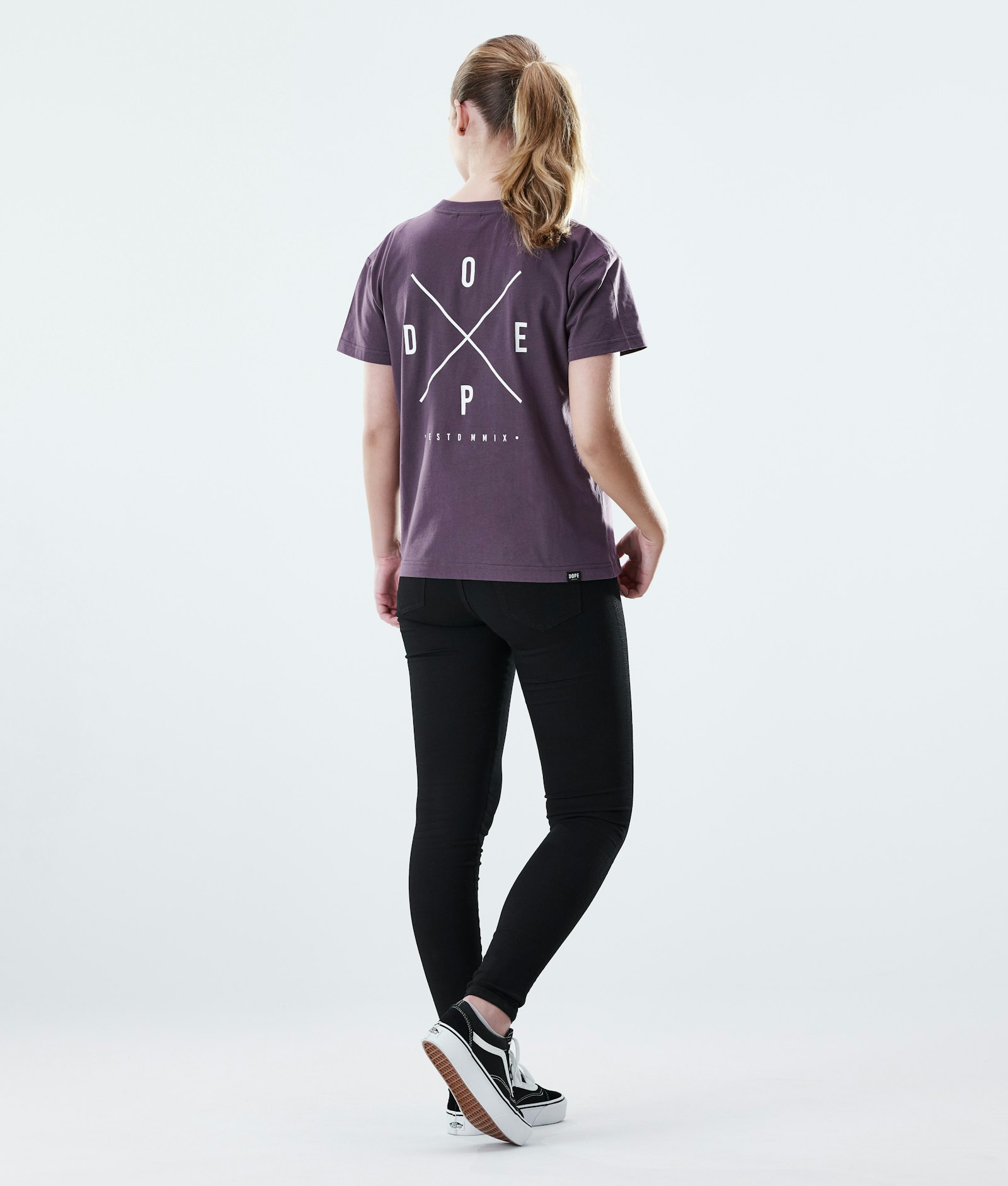 Regular T-shirt Dames 2X-UP Faded Grape