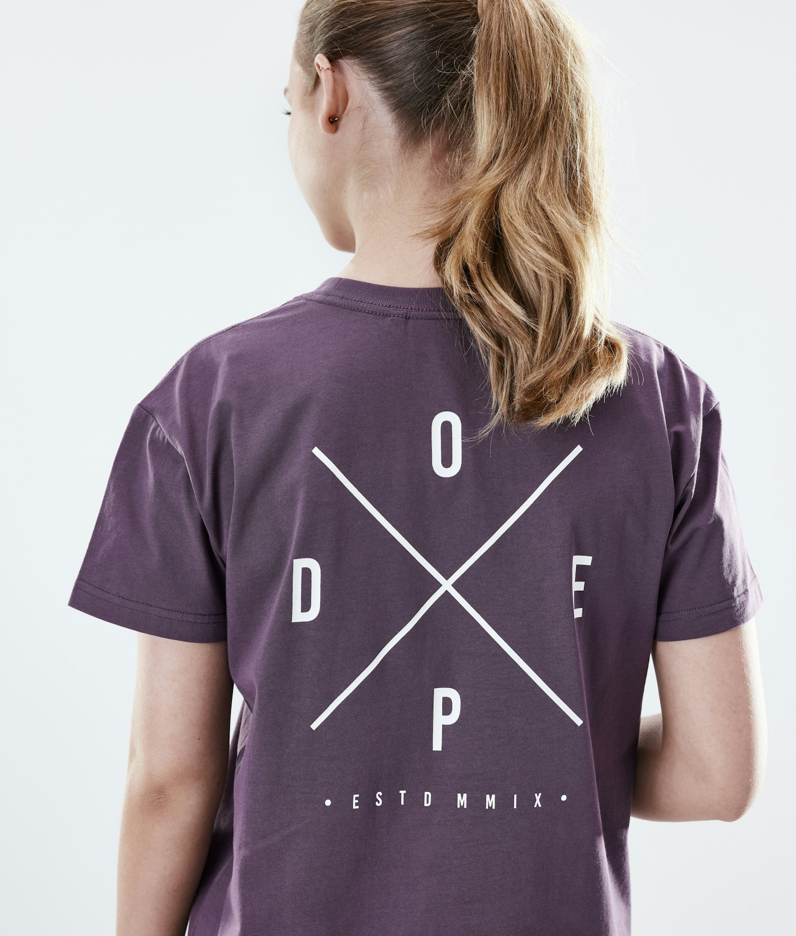 Dope Regular T-shirt Dame 2X-UP Faded Grape