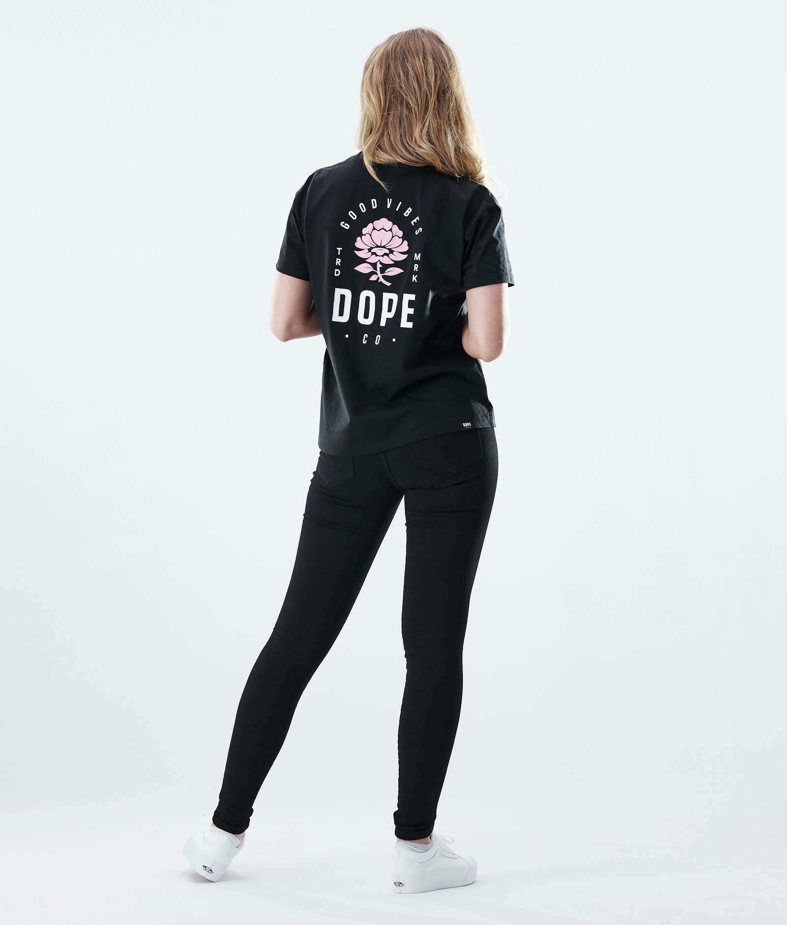 Dope Regular T-paita Naiset Rose Black, Kuva 3 / 7