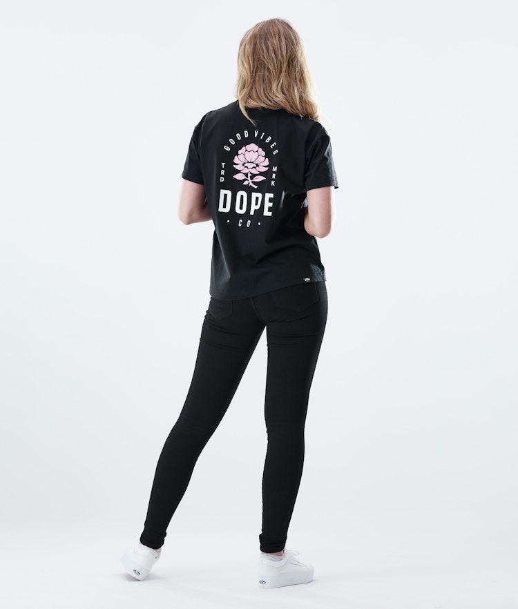 Dope Regular T-shirt Femme Rose Black