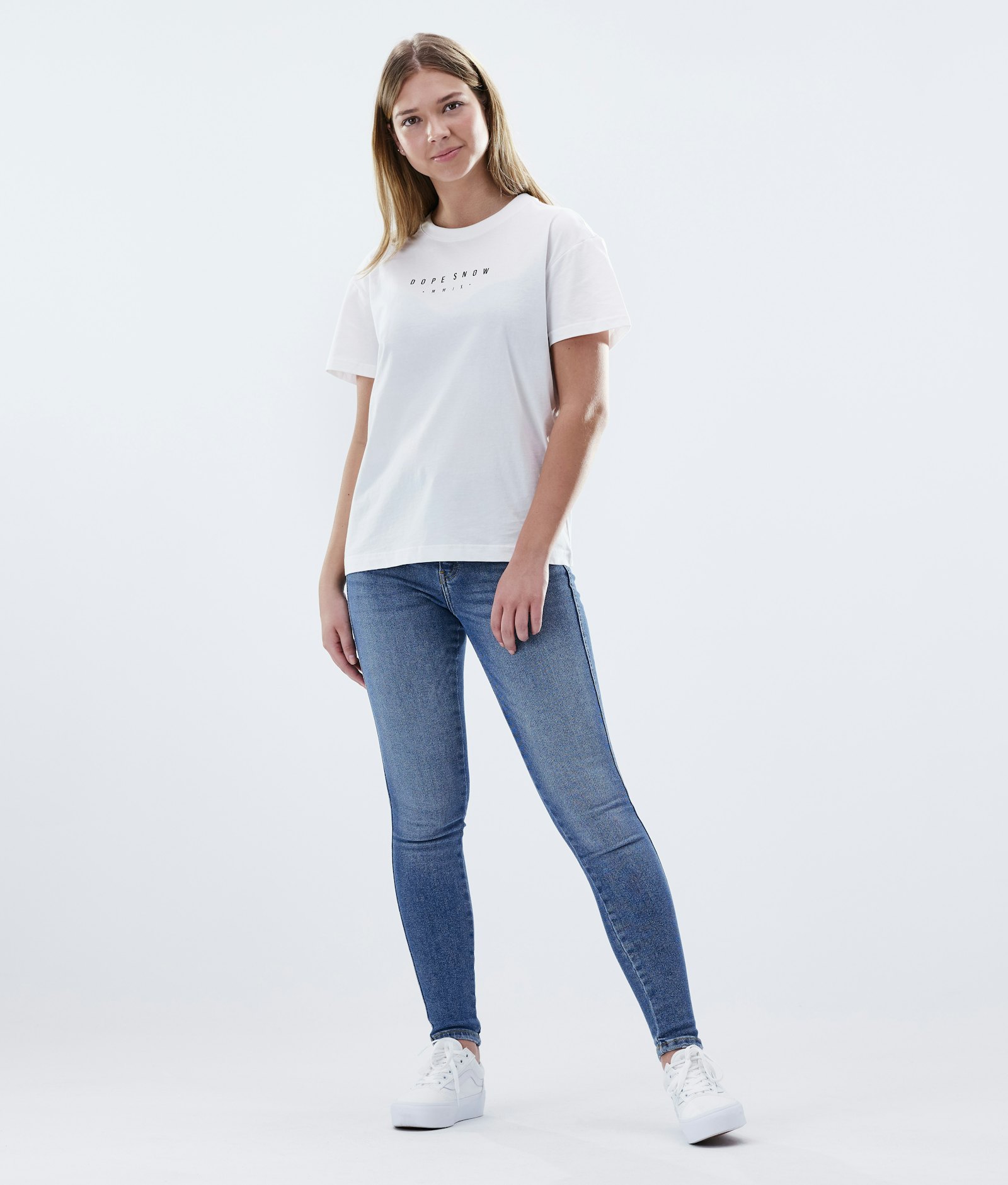 Dope Regular T-Shirt Damen Range White