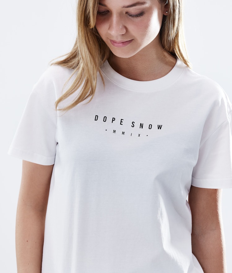 Dope Regular T-shirt Dames Range White