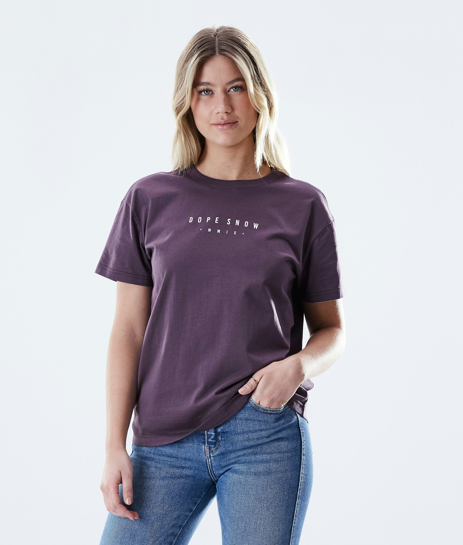 Dope Regular T-paita Naiset Range Faded Grape, Kuva 1 / 7