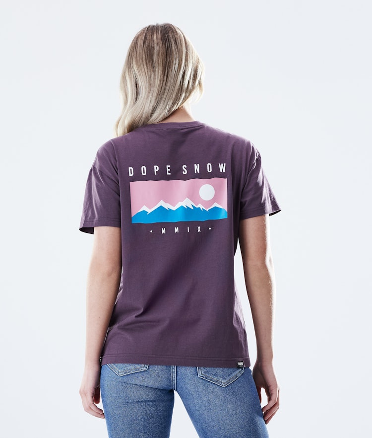 Dope Regular T-shirt Kobiety Range Faded Grape, Zdjęcie 2 z 7