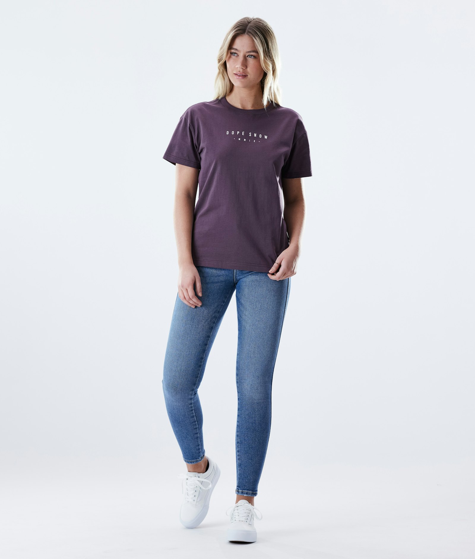 Dope Regular T-paita Naiset Range Faded Grape, Kuva 3 / 7