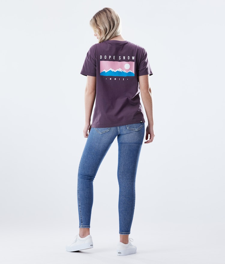 Regular T-shirt Dame Range Faded Grape, Billede 4 af 7