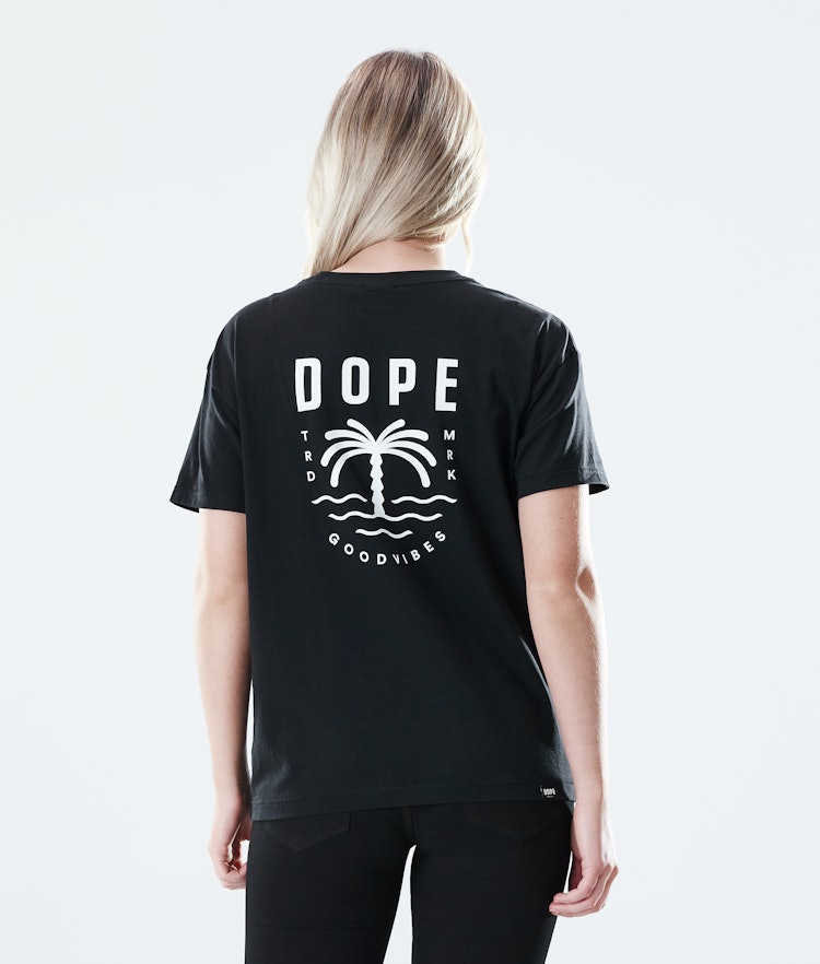 Dope Regular T-shirt Dame Palm Black