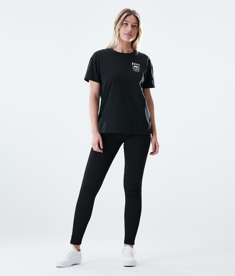 Regular T-shirt Donna Palm Black, Immagine 3 di 7