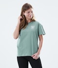 Regular T-shirt Femme Palm Faded Green, Image 1 sur 7