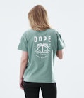 Dope Regular T-paita Naiset Palm Faded Green, Kuva 2 / 7