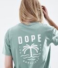 Dope Regular T-shirt Femme Palm Faded Green