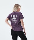 Regular T-shirt Dame Palm Faded Grape