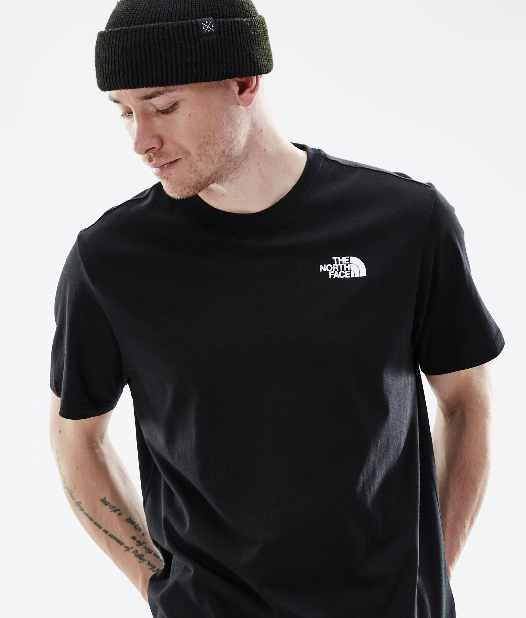 the north face black tee