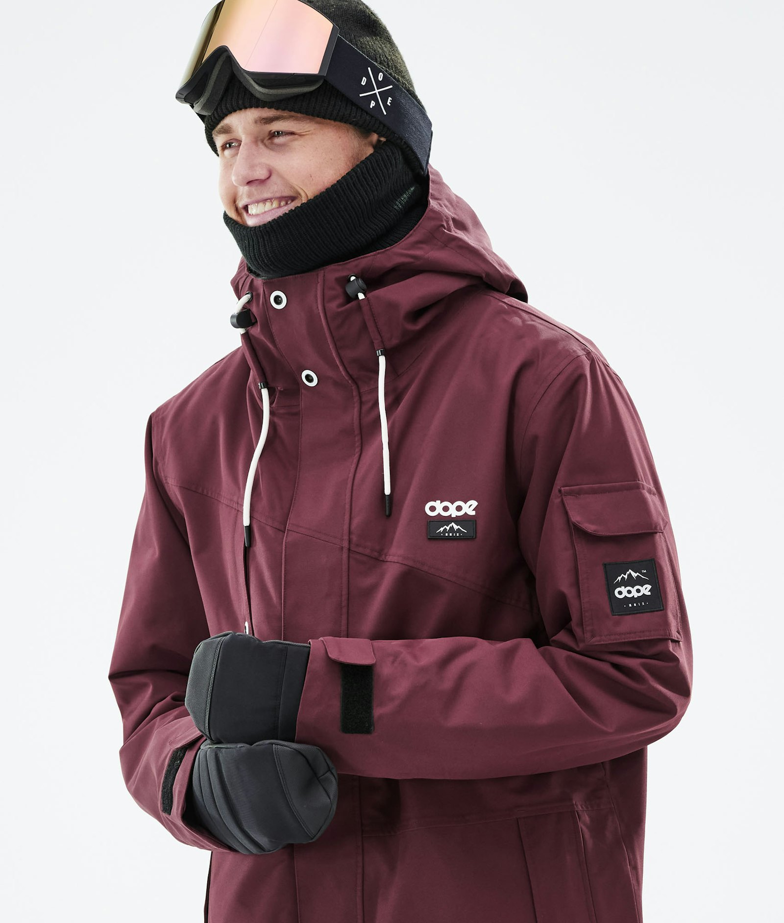 Adept 2019 Snowboard Jacket Men Burgundy