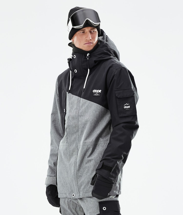 Dope Adept 2020 Snowboard jas Heren Black/Grey Melange
