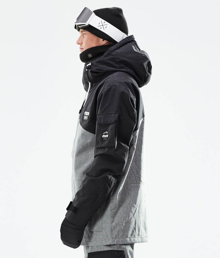 Dope Adept 2020 Snowboard jas Heren Black/Grey Melange, Afbeelding 7 van 11