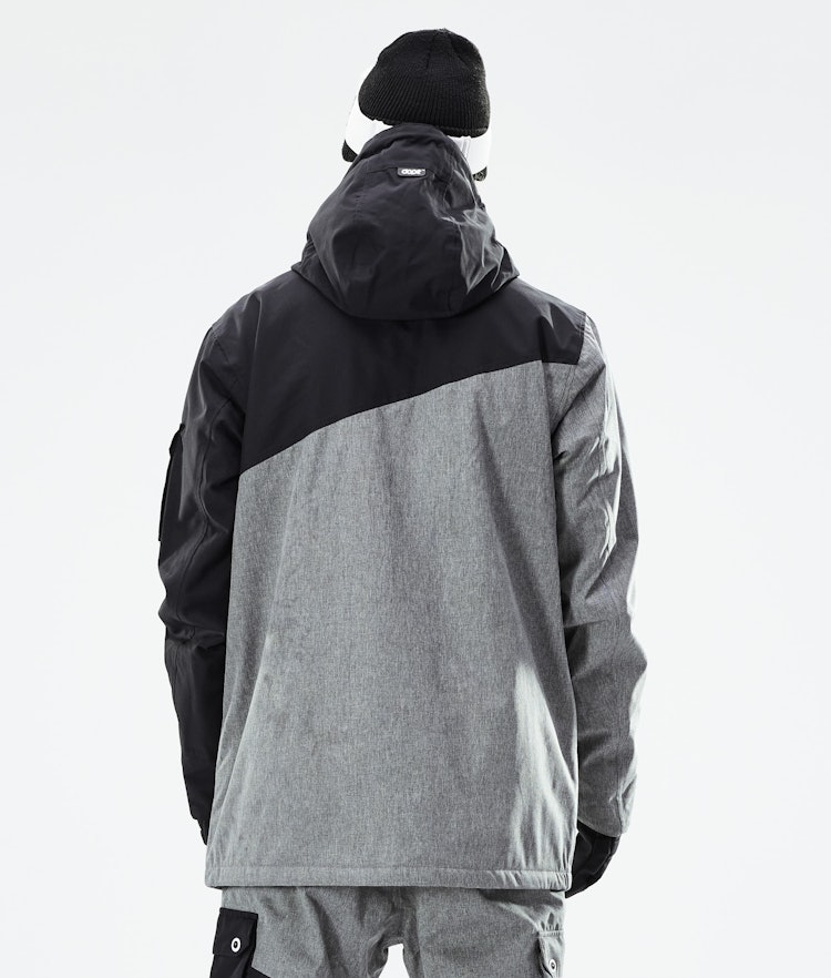 Dope Adept 2020 Snowboard Jacket Men Black/Grey Melange