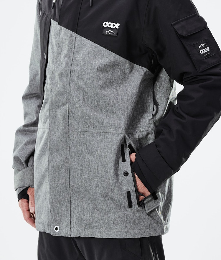 Dope Adept 2020 Ski Jacket Men Black/Grey Melange