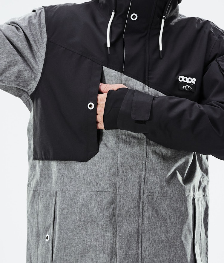Dope Adept 2020 Giacca Snowboard Uomo Black/Grey Melange