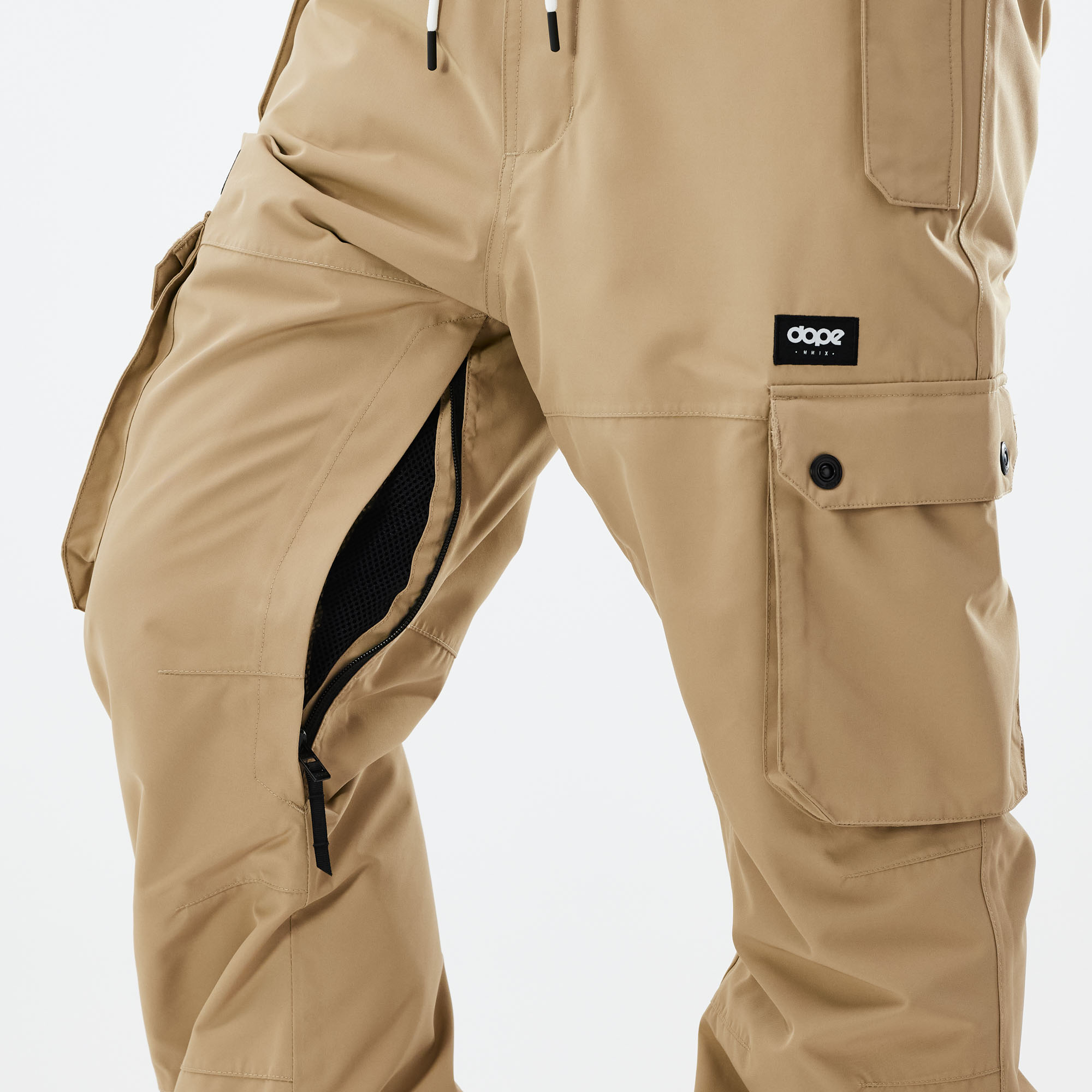 khaki snowpants