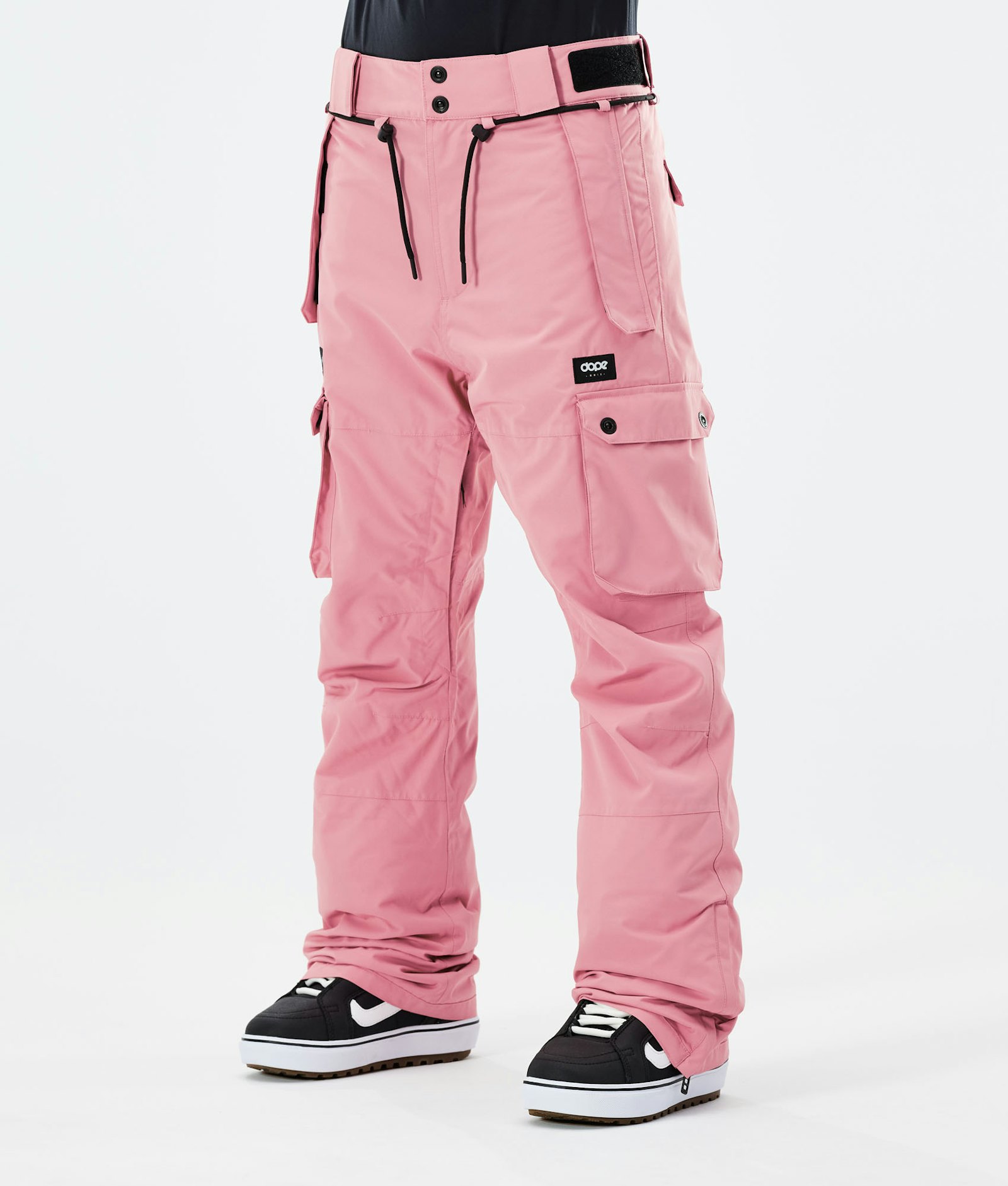 Topshop Sno ski high rise salopettes in pink - ShopStyle Pants