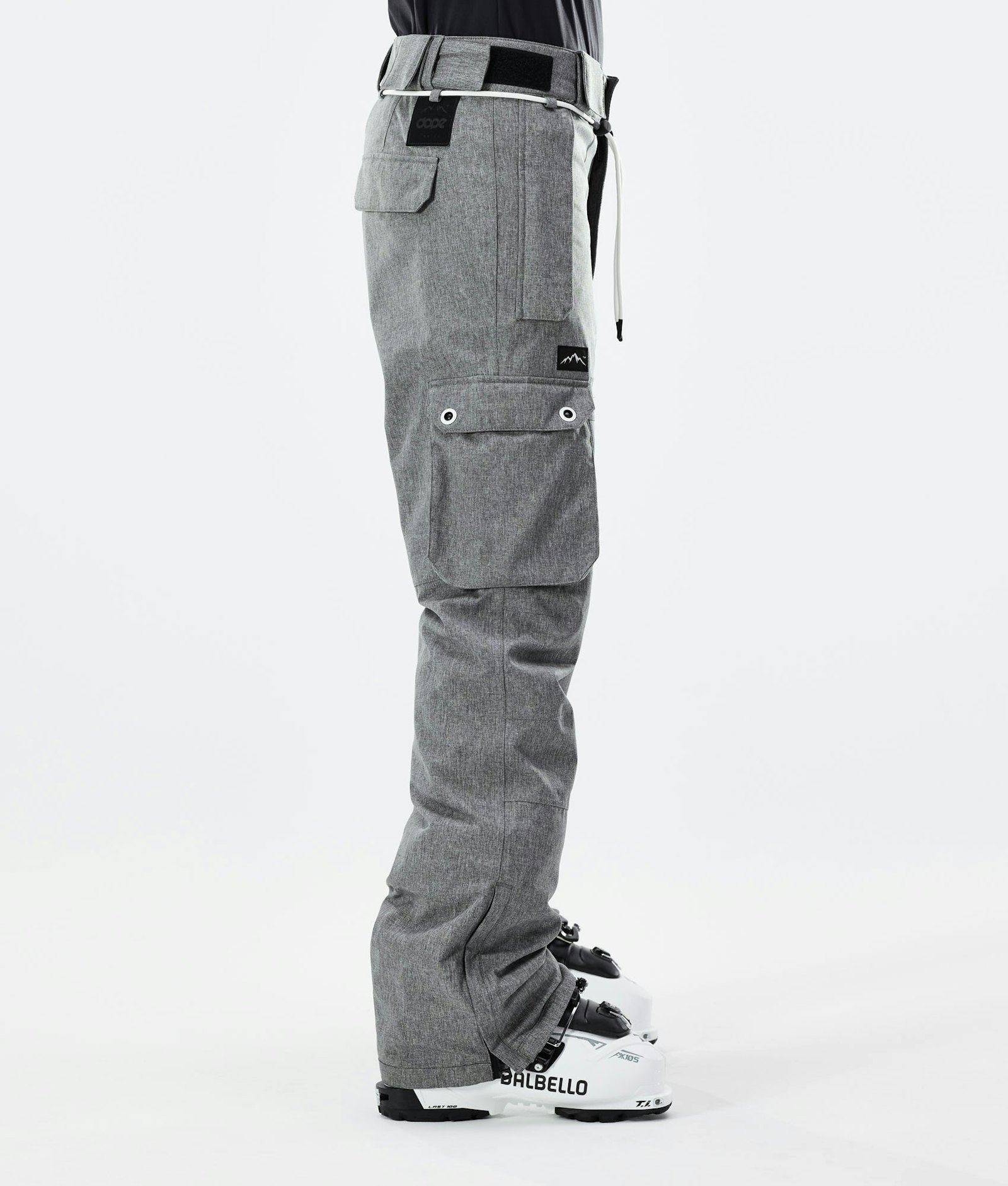 Dope Iconic W Pantalones Esquí Mujer Grey Camo - Gris