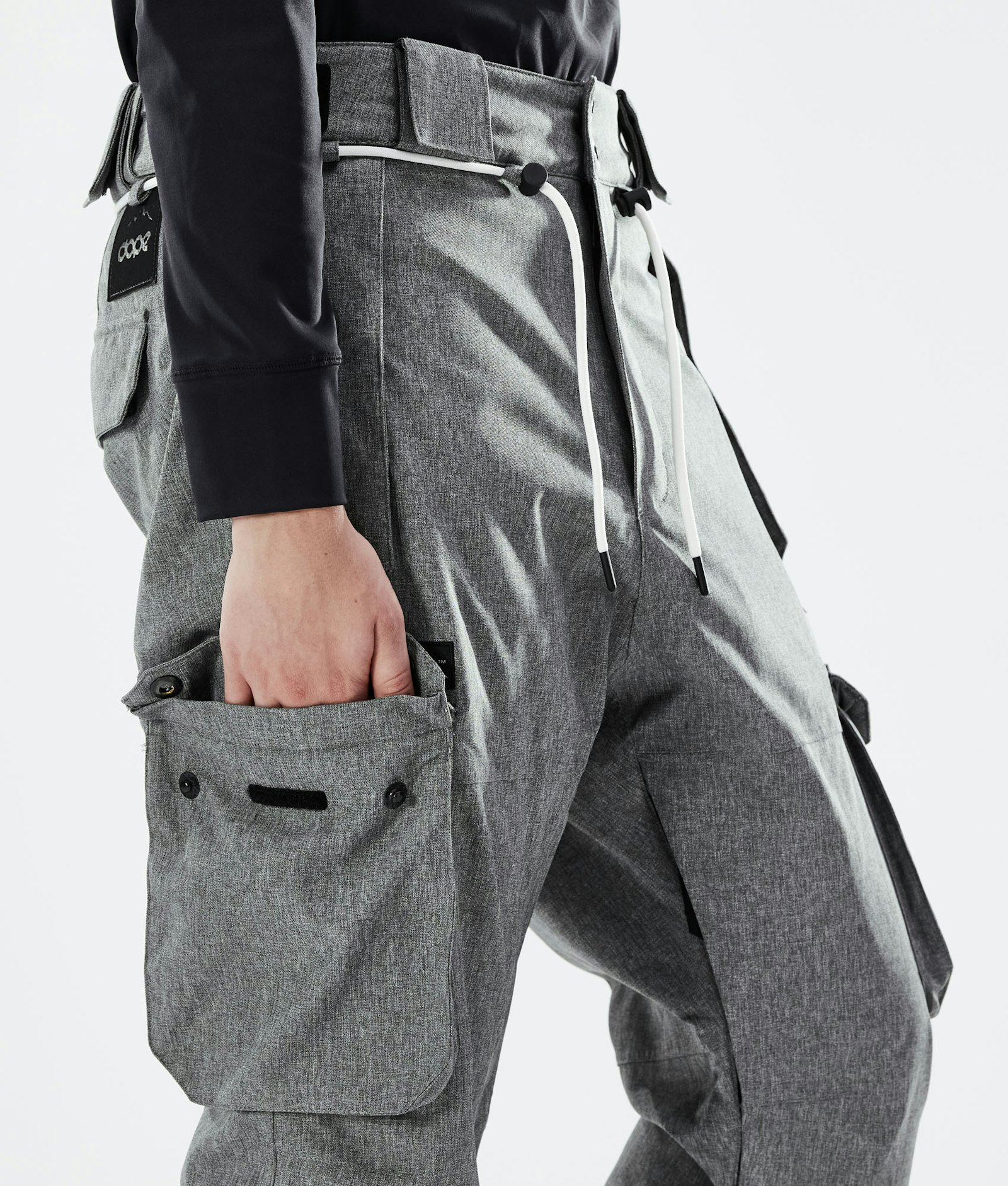 Dope Iconic W 2020 Spodnie Narciarskie Kobiety Grey Melange
