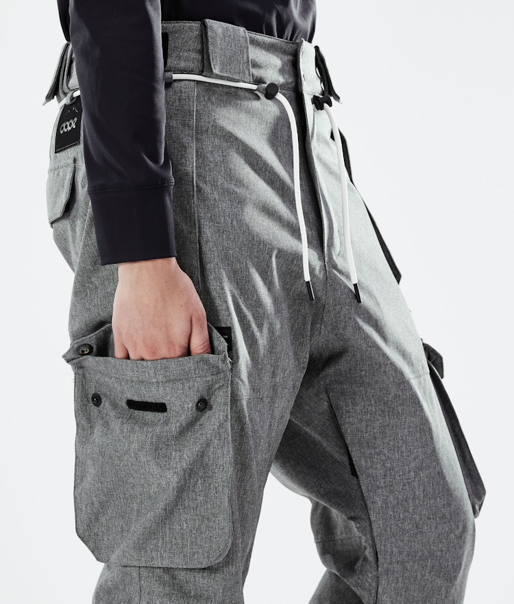 Dope Iconic W 2020 Kalhoty na Snowboard Dámské Grey Melange