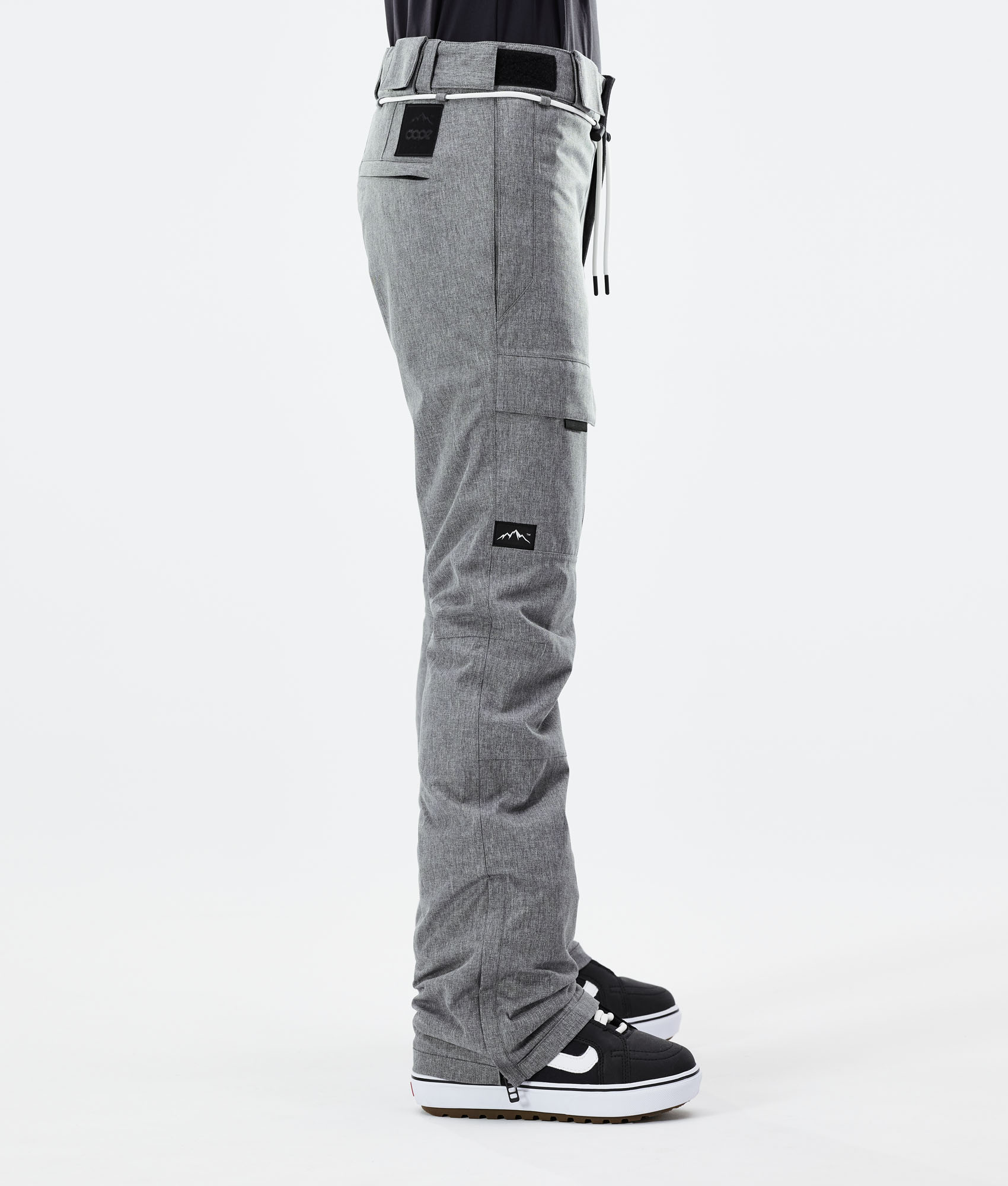 Dope Grace Pantalones Snowboard Mujer Grey Melange Gris