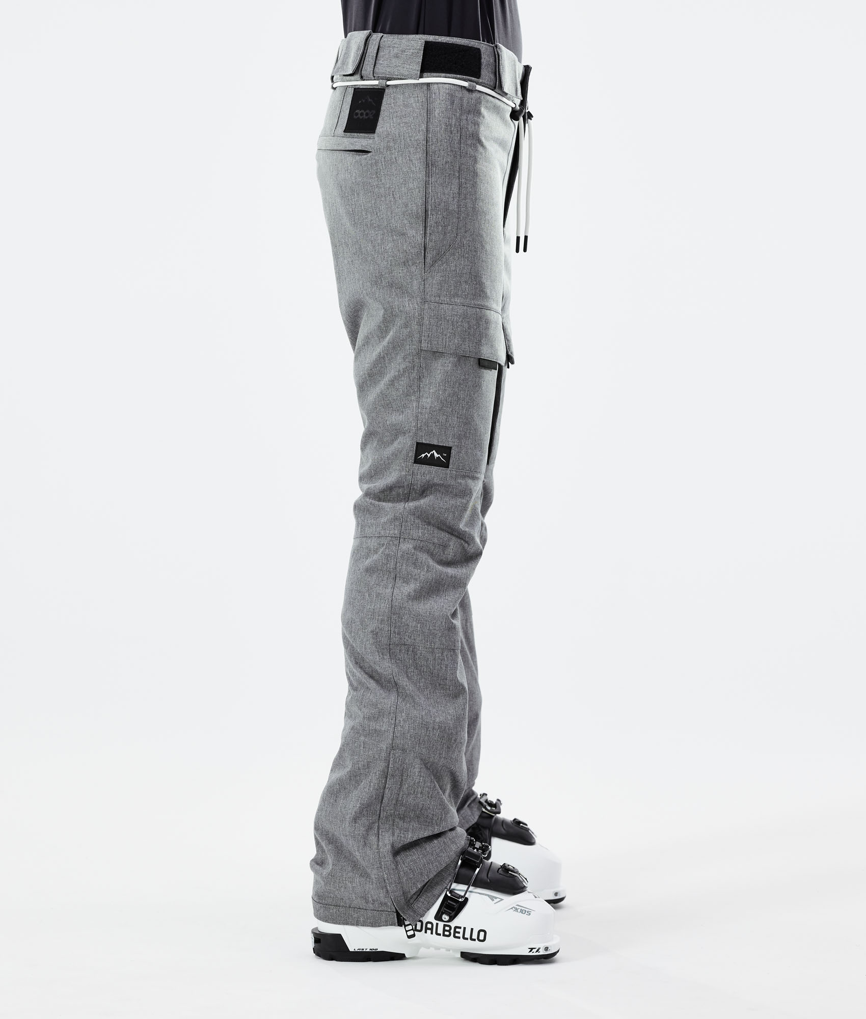 Grey snow pants womens sale