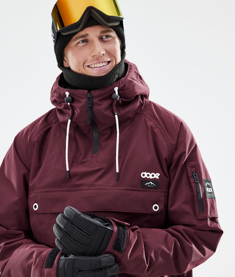 Dope Annok 2021 Snowboard jas Heren Burgundy
