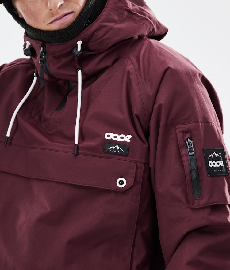Dope Annok 2021 Snowboard Jacket Men Burgundy