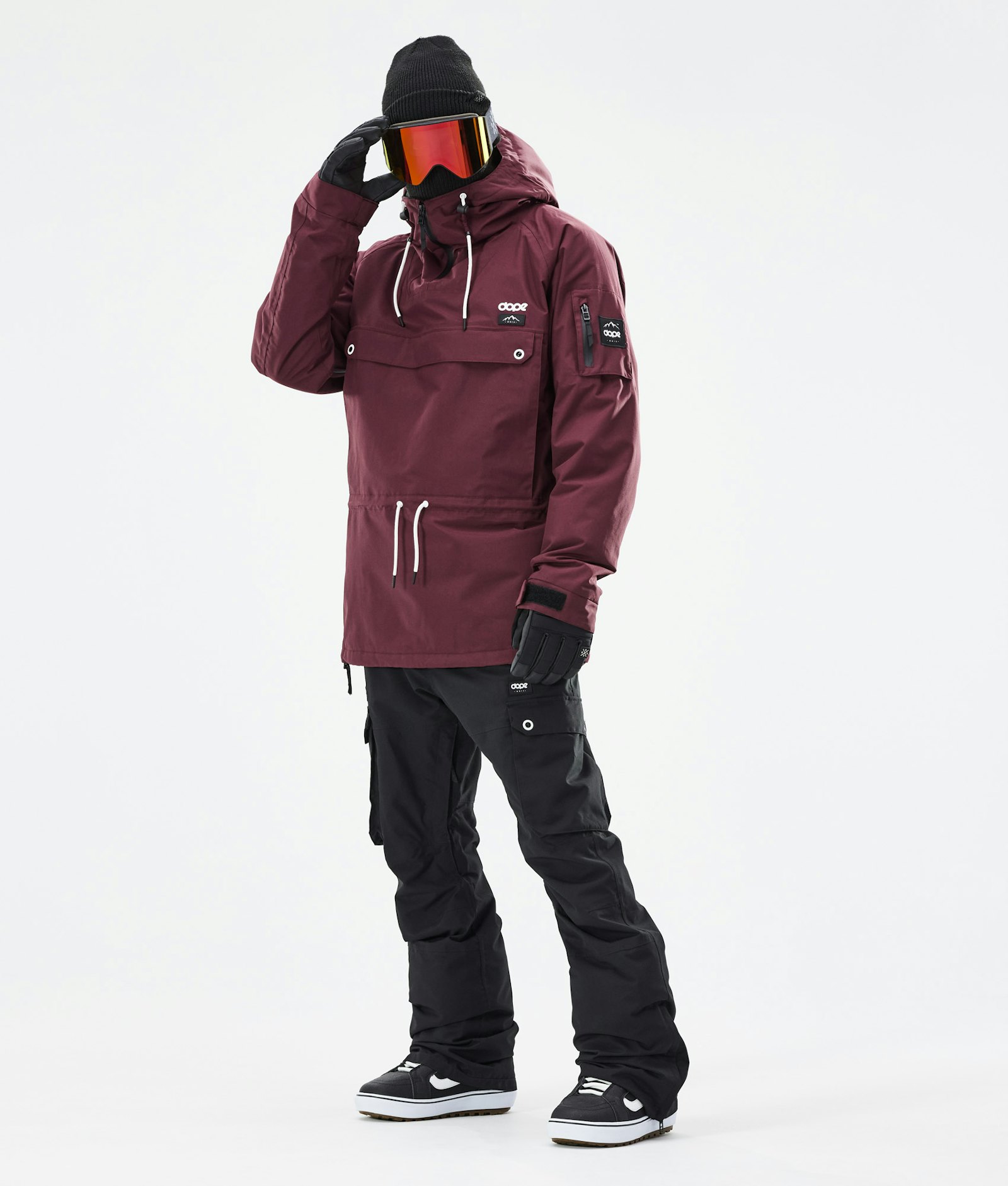 Annok 2021 Veste Snowboard Homme Burgundy