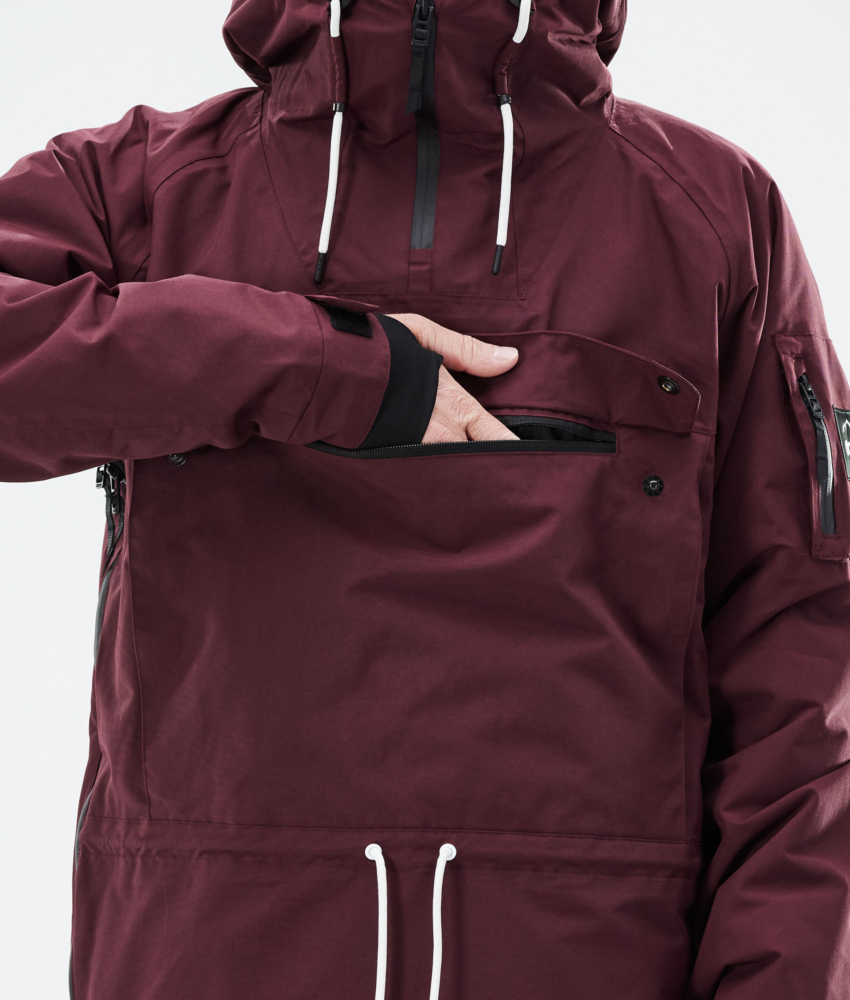 Burgundy anorak deals