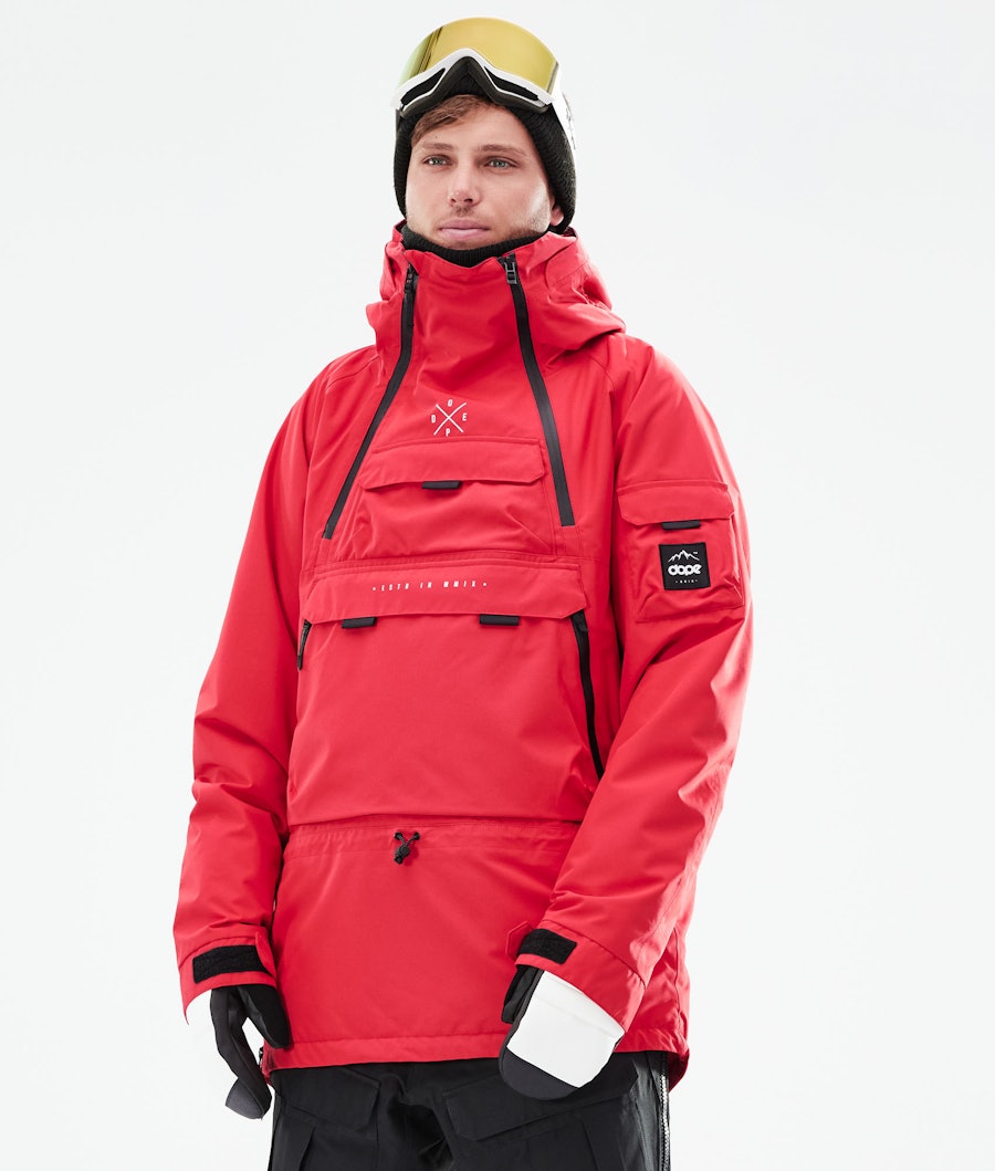 Dope Akin Snowboard Jacket Red