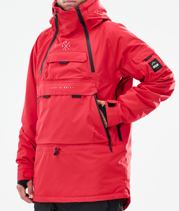 Akin 2020 Veste Snowboard Homme Red, Image 9 sur 11